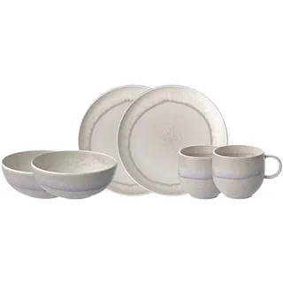 Villeroy & Boch Perlemor Sand Frühstücks-Set 6-tlg. beige