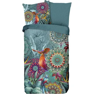 HIP Lovise Mandala Baumwolle Mehrfarbig 135 x 200 cm + 80 x 80 cm