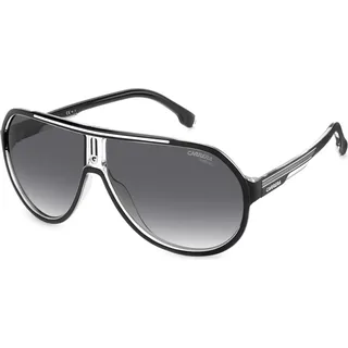 Carrera CARRERA 1057/S BLACK WHITE 64/11/135 Herren Sonnenbrillen - Schwarz, Grau