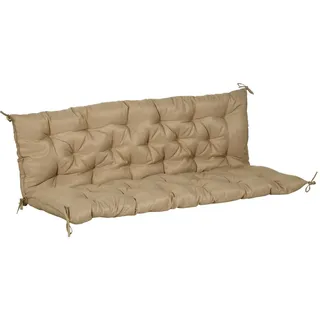 Outsunny Bankauflage 150 x 98 x 8 cm khaki 1 St.