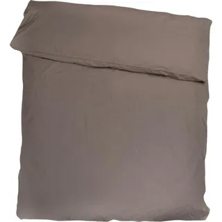 Zoeppritz Perkal-Bettdeckenbezug Easy Farbe taupe Größe 155x220 - Taupe