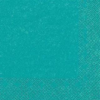 20 Servietten Türkis 33 x 33 cm 3 lagig, Lunch Servietten, Servietten Modern Colours Tissue für den gedeckten Tisch Anlass, Fest, Party, Hochzeit, Taufe, Kommunion, Weihnachten, Ostern