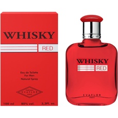 WHISKY RED • Eau de Toilette (EDT) für Männer 100 ml • Die beste Geschenkidee für Ihn • EVAFLORPARIS