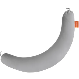 sleepling Stillkissen 40 x 190 cm, Schwangerschaftskissen lang, Lagerungskissen, 100% Mikrofaser, 60 Grad waschbar, Ökotex, grau