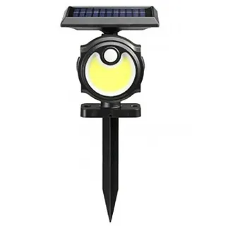 Gartenstecker Solarenergie 56 COB LED Kaltlicht Bewegungssensor B0391