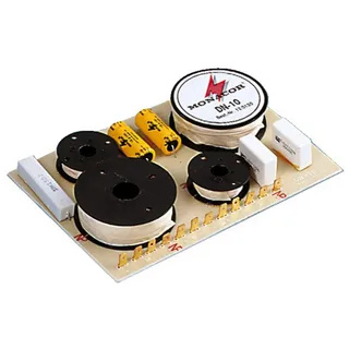 Monacor DN-10 3-Wege-Weiche 8 ohm, Hochwertige Bauteile, Folien-Kondensator im Hochpass, Belastbarkeit 100W für den Innenbereich, 12.0130