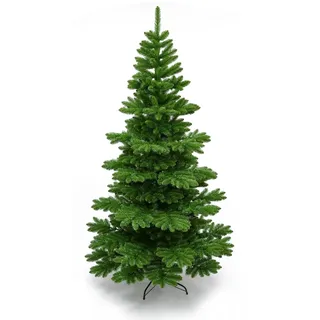 Künstlicher Weihnachtsbaum Tanne aus PVC-Folie Höhe 220 cm - Grün