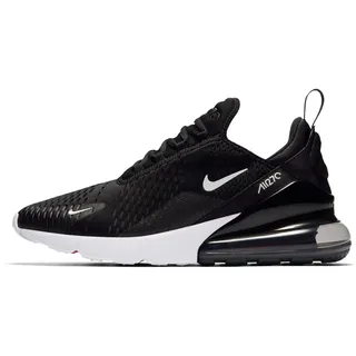 Nike Air Max 270 Sneaker, Black/Anthracite-White-Solar Red, 44 EU
