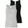 Unterhemd 2er Pack Schwarz/Grau M