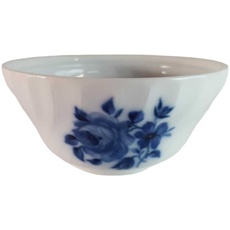 Zuckerdose ohne Deckel Royal Tettau Annette blaues Blumendekor D 10 H 4,7 cm