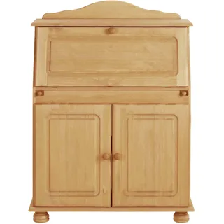 otto home Home affaire Sekretär »Mette, Schreibtisch im Landhausstil,« aus Massivholz, Breite 82 cm, beige