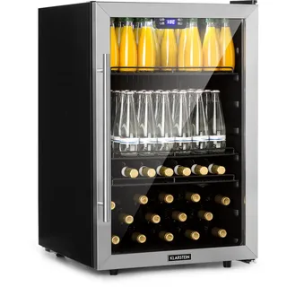 Klarstein Mini Kühlschrank Getränkekühlschrank 147 l 83,8 cm hoch Silber