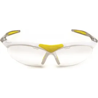 Karakal - Herren/Damen Uni Sportbrille "Pro 3000" CS641 (Einheitsgröße) (Weiß/Gelb) - Weiß