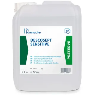 3x Dr. Schumacher Descosept Sensitive Schnelldesinfektion Desinfektionslösung 1 St
