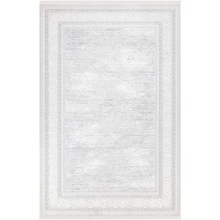 Vintage-Teppich , Creme, Weiß , Textil , Vintage , rechteckig , 80x150 cm , Teppiche und Böden, Teppiche, Webteppiche