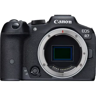 Canon EOS R7 Body + Akku + Netzkabel + Schnellstartanleitung + Ladegerät