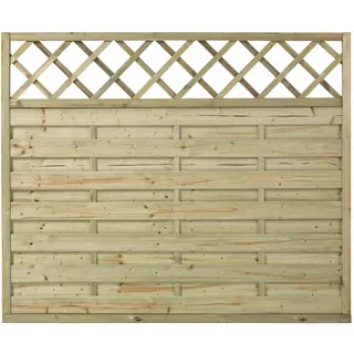 Plus Zaun Bergen mit Rankgitter 180 x 150 cm