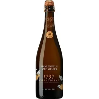 1797 Champagner-Bratbirne Frei von Alkohol Manufaktur Jörg Geiger