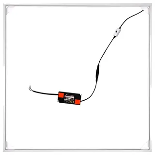 e2 elektro LED Lichtrahmen-Set 40 W Infrae inkl. Deckenmontage Weiß