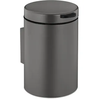 Relaxdays Kosmetikeimer 3 l Grau