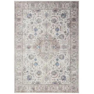 benuta pop Teppich Laury Beige 160x230 cm - Vintage-Stil Teppich im Used-Look