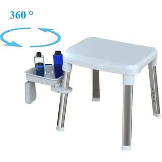 Bischof Dusch- und Badhocker Tray weiß