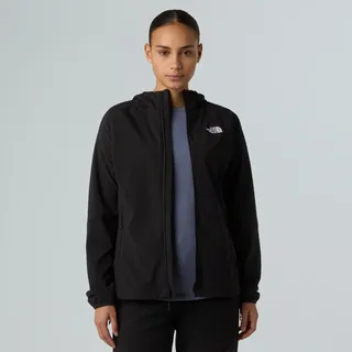 Funktionsjacke THE NORTH FACE "W NIMBLE HOODIE - EU", Damen, Gr. L, tnf schwarz, Obermaterial: 90% Polyester, 10% Elasthan, normal, Jacken Funktionsjacke, für vielseitige Outdoor-Aktivitäten, wasserabweisend, winddicht