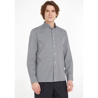 Tommy Hilfiger Langarmhemd »NAT. SOFT FLEX GINGHAM RF SHIRT«, blau