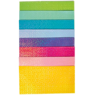 Rayher Verzierwachs Glimmer, Fashion-Töne, Set 8 Wachsplatten, Farben sortiert, je 10 x 5 cm, Wachs zum Kerzen verzieren, Kerzenwachs, Wachsfolie, 31639999, Bunt