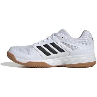 Adidas Damen Speedcourt Women Indoor Shoes Schuhe, FTWR White/core black/GUM10, 42 2/3 EU