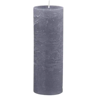 Chic Antique Macon rustikale Stumpenkerze Kerze Antik Altarkerzen 100% Paraffin Lange Brenndauer (Stone, 20x7 cm)