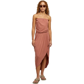 Urban Classics Damen TB1508-Ladies Viscose Bandeau Dress T-Shirt, Terracotta, M