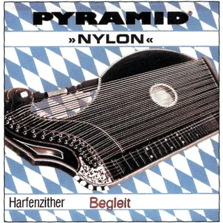 Pyramid Zither-Saiten Nylonseide mit Stahlkern. Konzert-Zither Satz 610/Ba