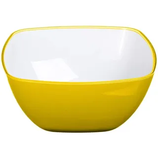 Five 5five Salatschüssel eckig Senfgelb 14 cm