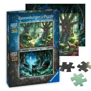 Ravensburger EXIT Puzzle - Das Wolfsrudel/Der magische Wald - 2X Exit Puzzle für Erwachsene und Kinder von 9 bis 99 Jahren