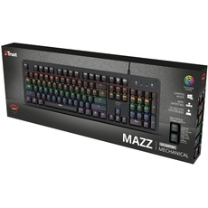 Bild von GXT 863 Mazz Tastatur Gaming USB Schwarz