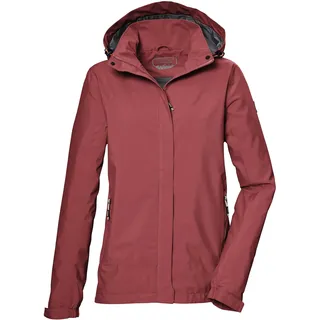 KILLTEC Damen Funktionsjacke/Outdoorjacke wasserdicht mit abnehmbare Kapuze KOS 51 WMN JCKT, hell sienna rot, 40, 42805-000