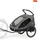 2in1 Bike Trailer grau 2023