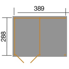 Bild von Lagerhaus 4 3,89 x 2,84 m kdi