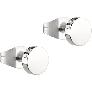 Liebeskind Berlin Ohrstecker Kreis silber Edelstahl LJ-0483-E-05 5 mm
