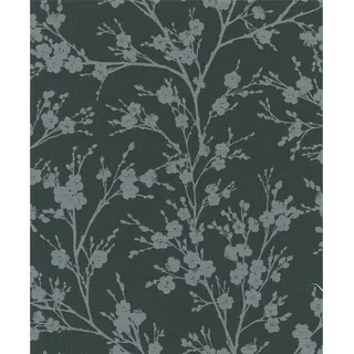 Marburg Vliestapete Ivy Nov Floral Silber FSC®