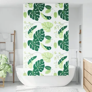 vidaXL Duschrollo 120x240 cm Stoffbreite 116 cm - Grün