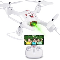 Loolinn | Drohne mit Kamera als Geschenk für Kinder - Sehr Einfach zu Fliegen, FPV-Echtzeit-Videoübertragung, Sehr Viel Spaß - Spielzeug MINI Drohne für Kinder (Geschenk für Jungen und Mädchen)
