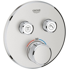 Bild Grohtherm SmartControl Thermostat mit 2 Absperrventilen, supersteel 29119DC0