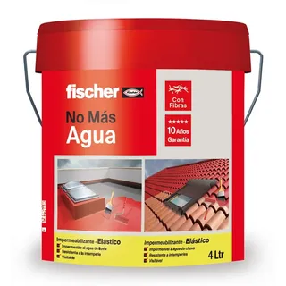 fischer group Flüssigabdichtung mit Fasern 4 l grau