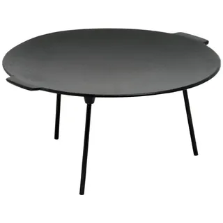 BBQ-Toro Grillplatte Ø 45 cm Gusseisen Schwarz