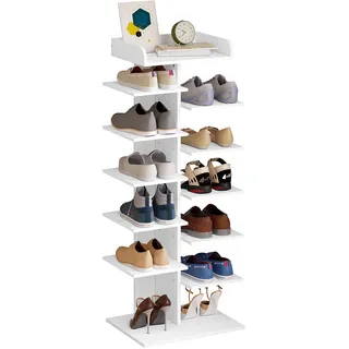 Woltu Schuhregal 49 x 113 x 49 cm weiß