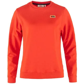 Fjällräven Damen Vardag Sweatshirt, Flame Orange, S