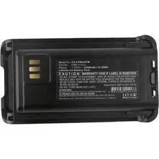 CoreParts Battery for Two-Way Radio (2200 mAh), Notebook Akku, Schwarz