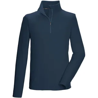 KILLTEC Herren Fleeceshirt mit Stehkragen und Reißverschluss KSW 99 MN FLC SHRT, dunkelblau, S, 40878-000